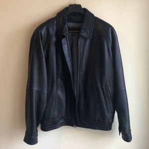 DANIER | Black Genuine Leather Jacket